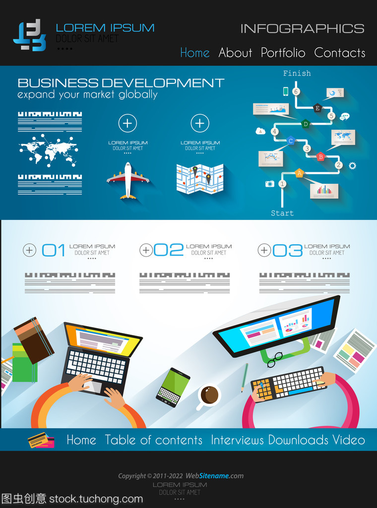 現代網站模板設計服務 為企業打造高效、美觀的在線形象